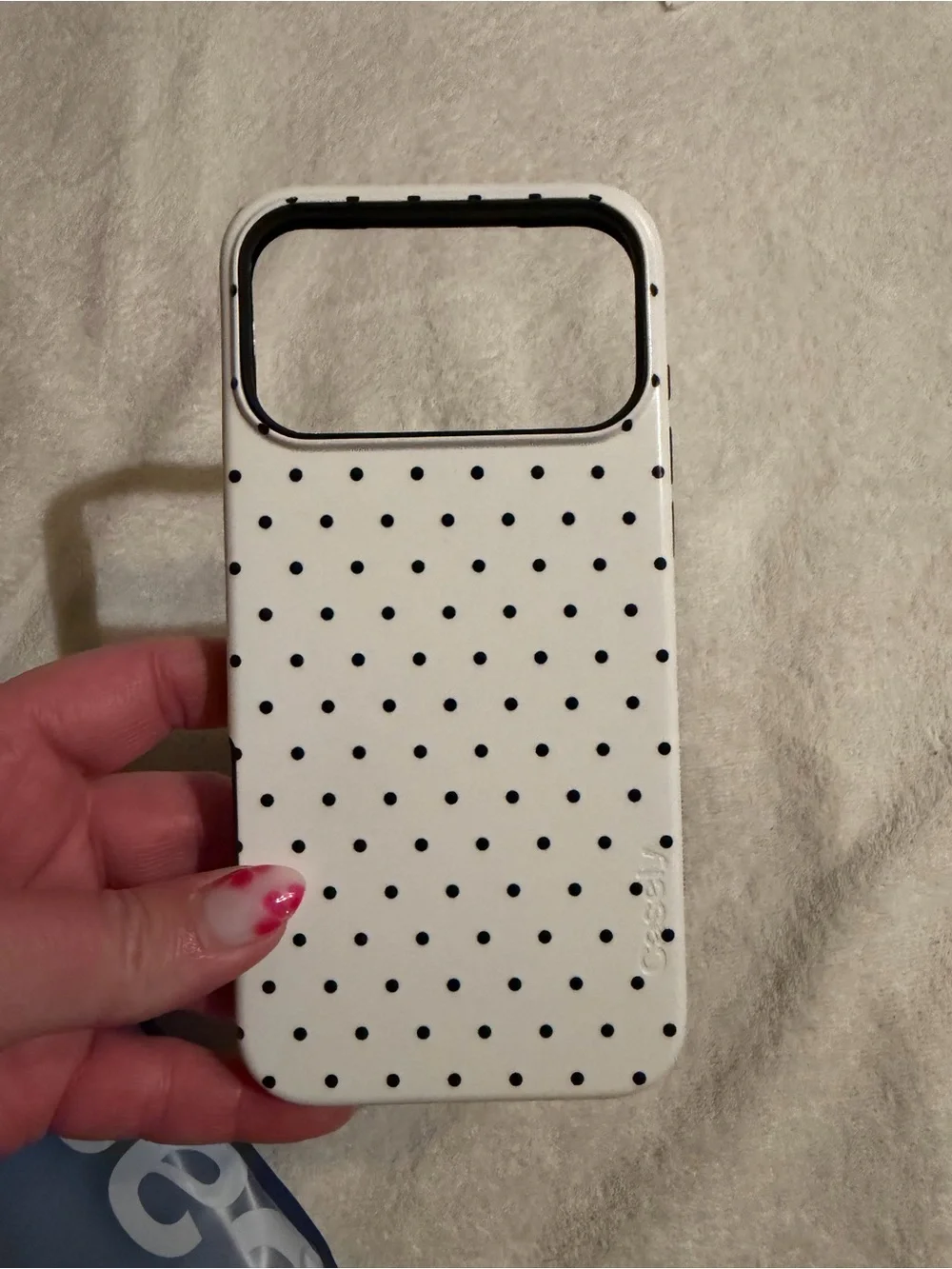 Brand new casely Black Dot White iPhone Case – iPhone 17 pro max